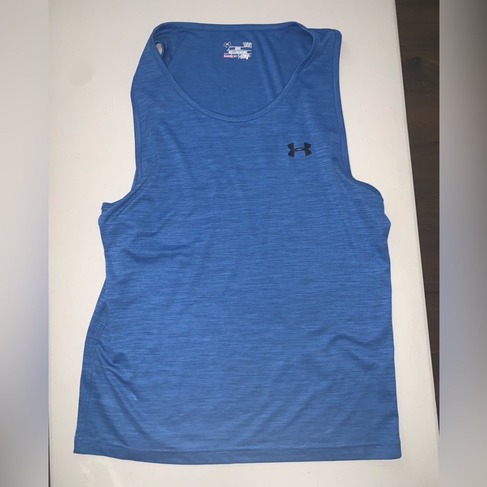 Blue Under Armour tank top